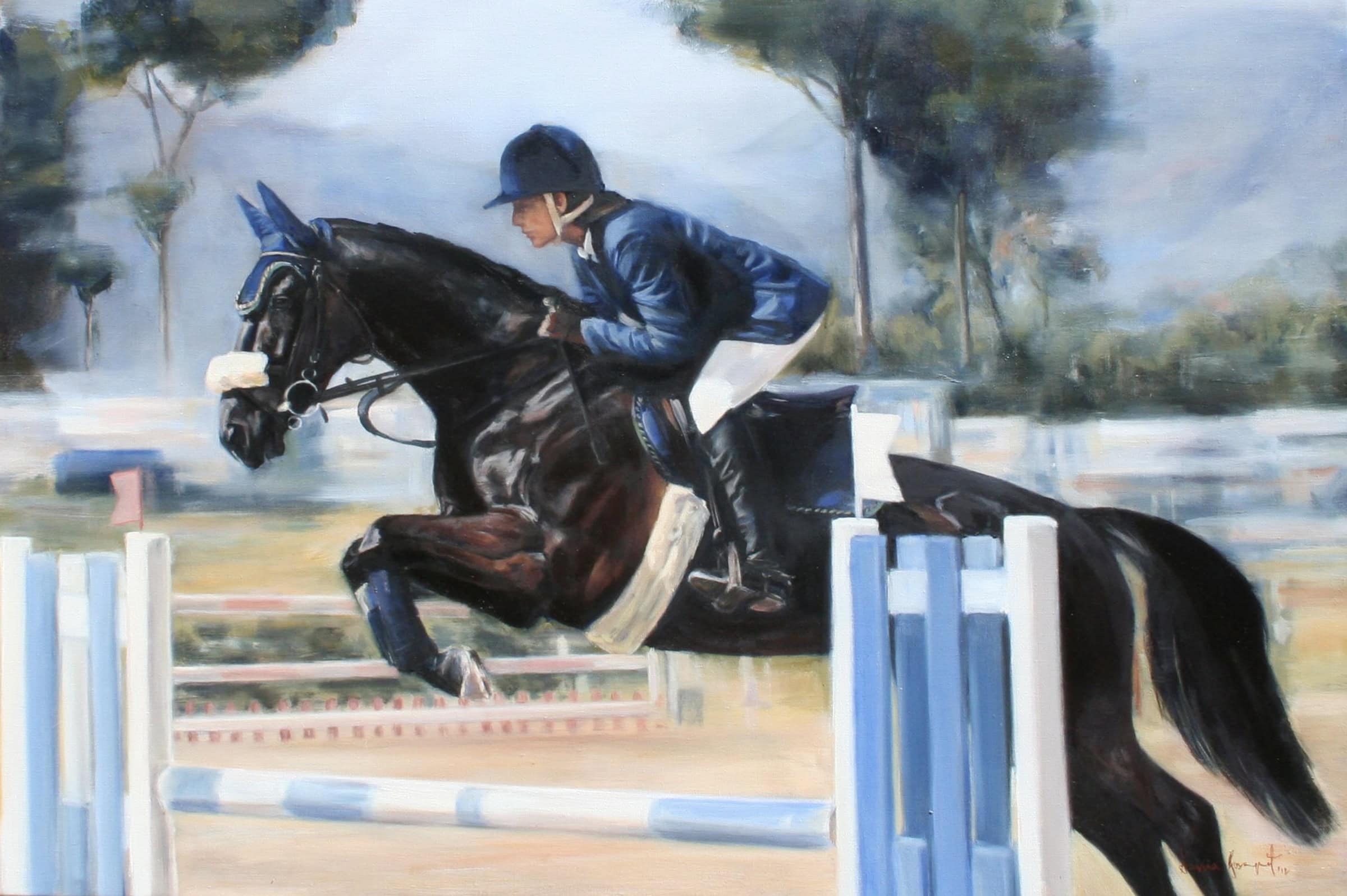 Zarah, Horse Portrait by Davina Bosanquet