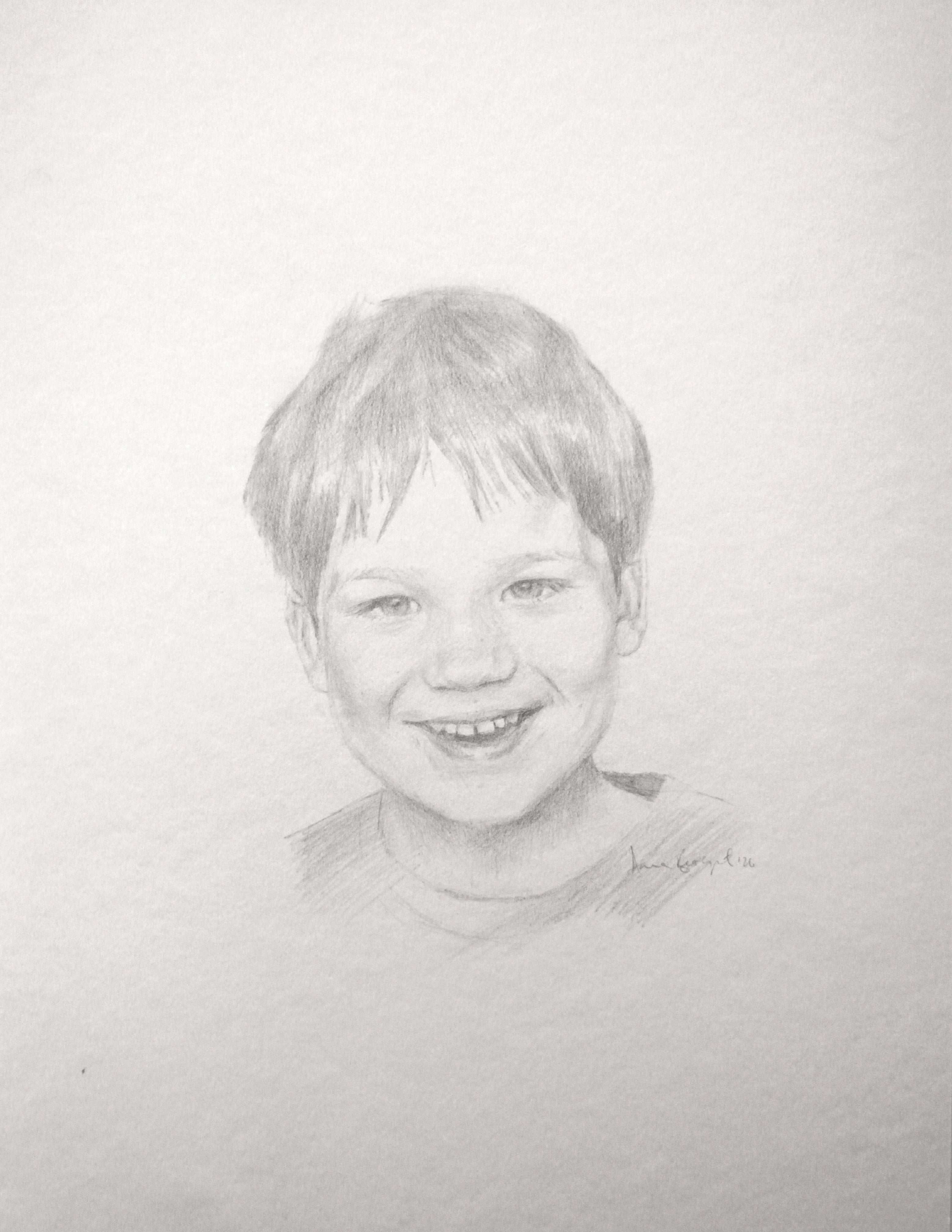 Arlo, Portrait by Davina Bosanquet