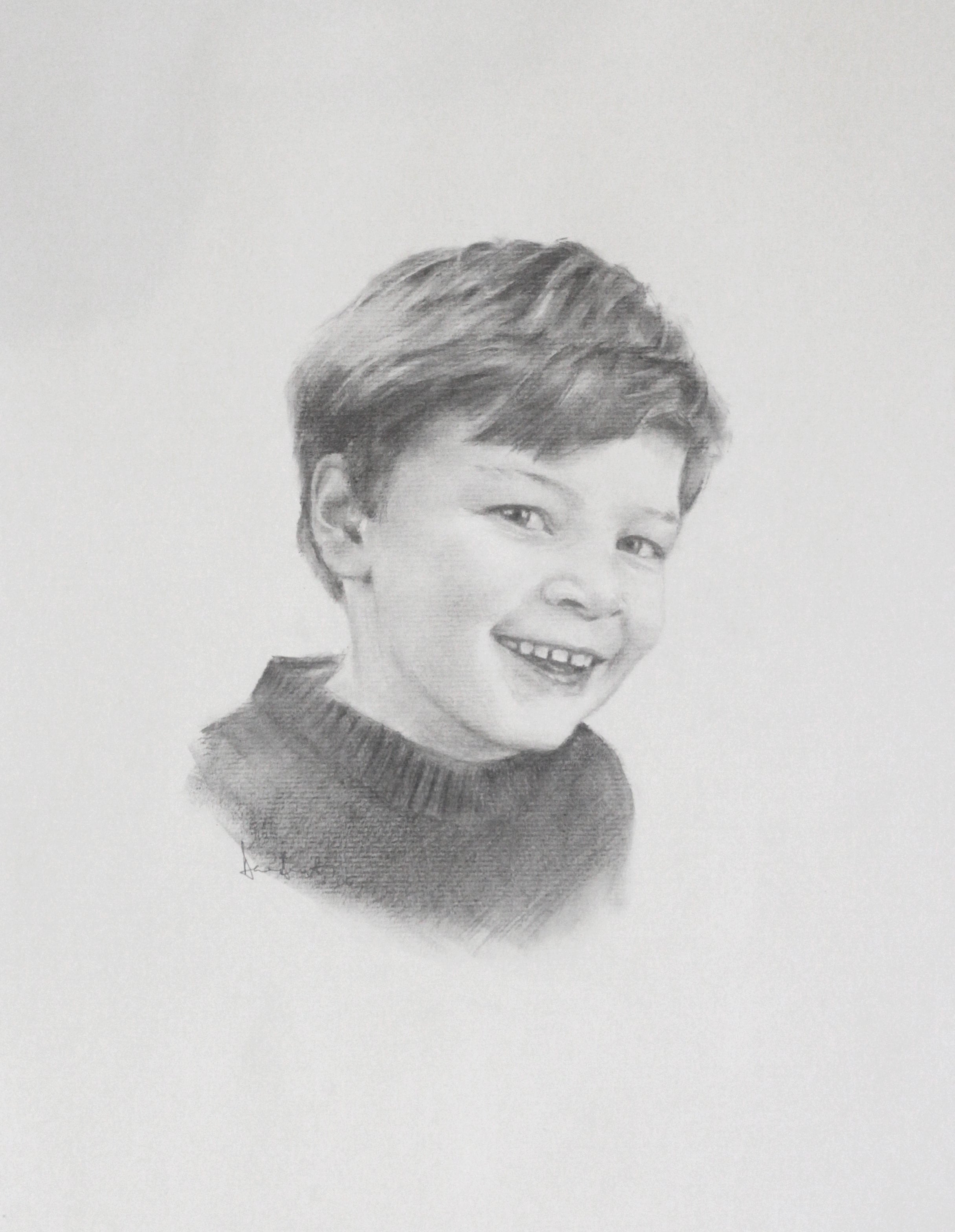 Barney, Portrait by Davina Bosanquet