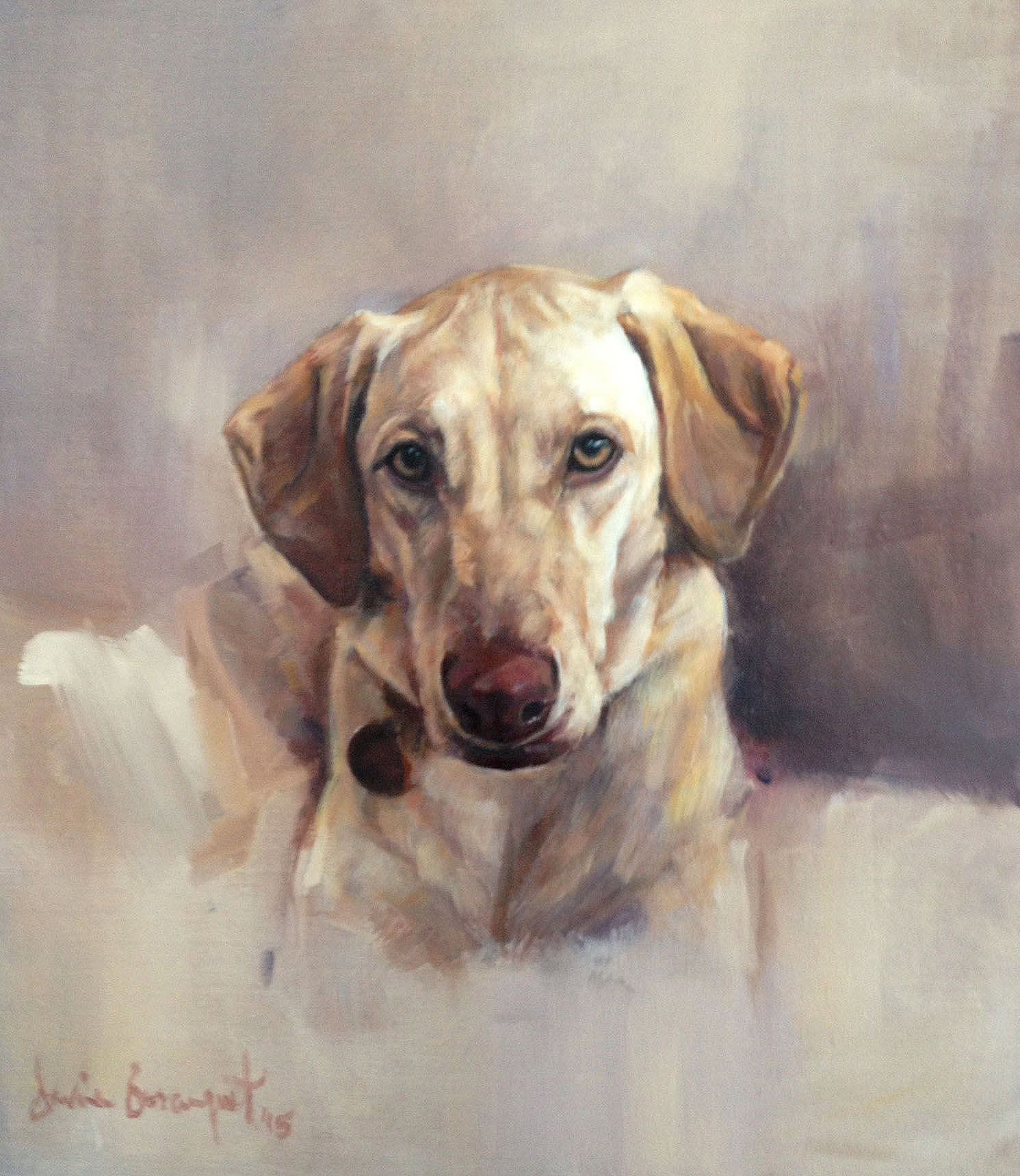 Chedi, Dog Portrait by Davina Bosanquet