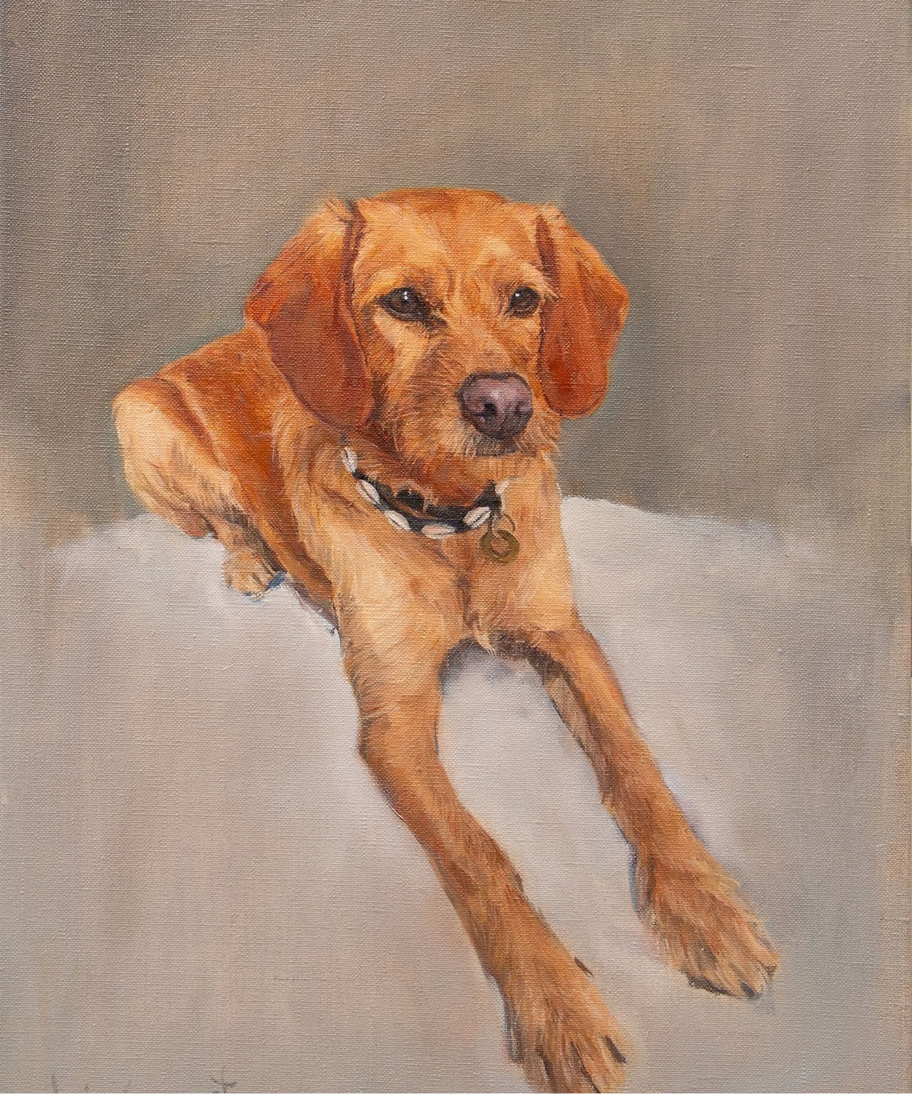 Juno, Dog Portrait by Davina Bosanquet