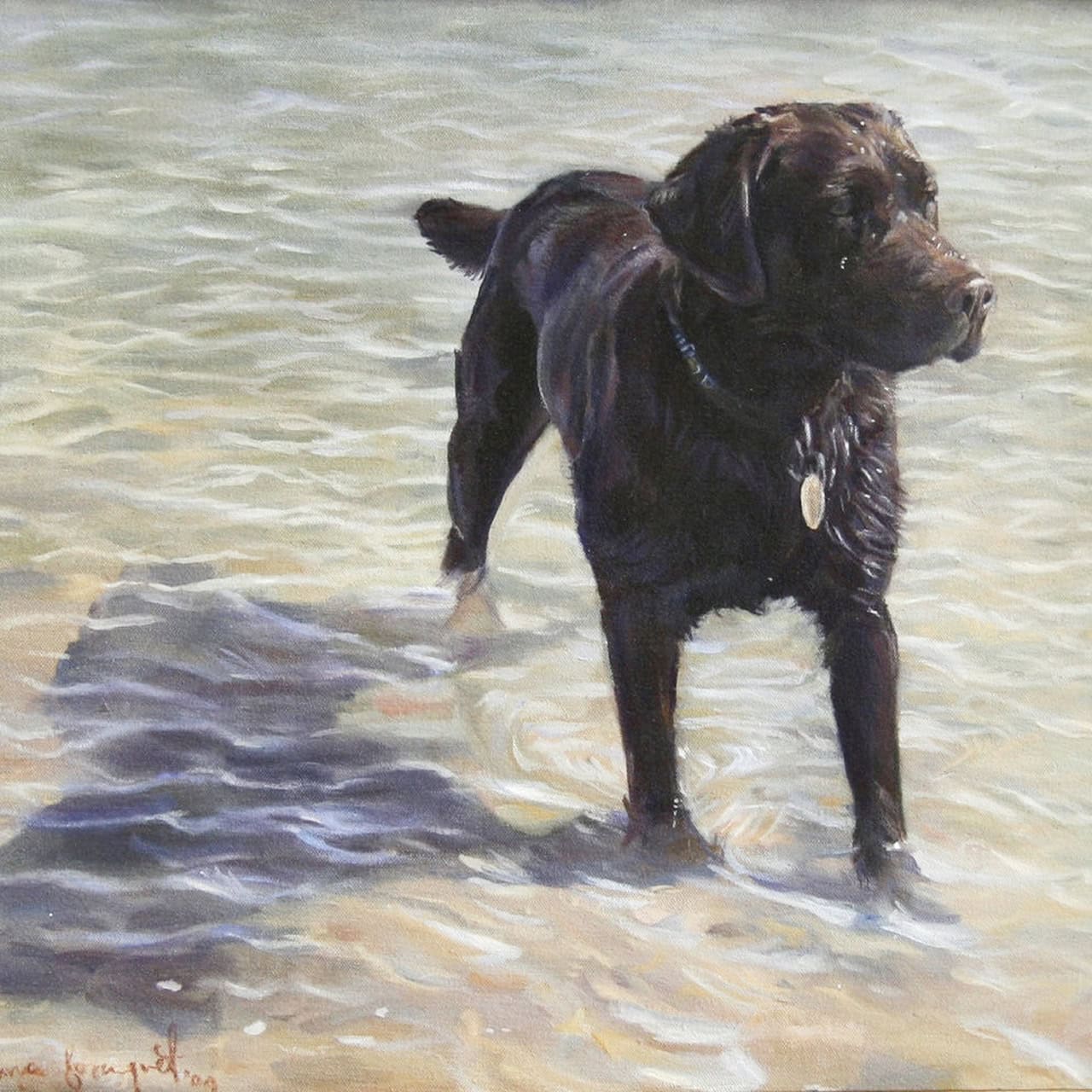 Benedict, Dog Portrait by Davina Bosanquet