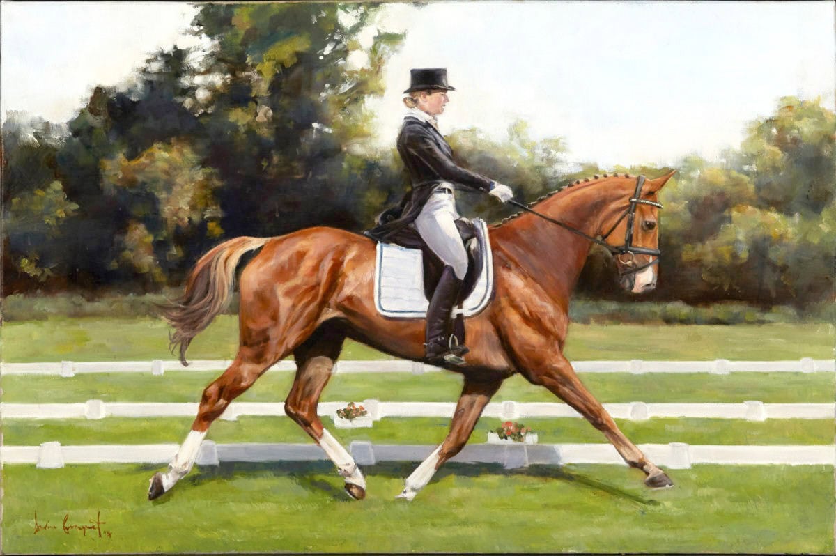 Wallie, Horse Portrait by Davina Bosanquet