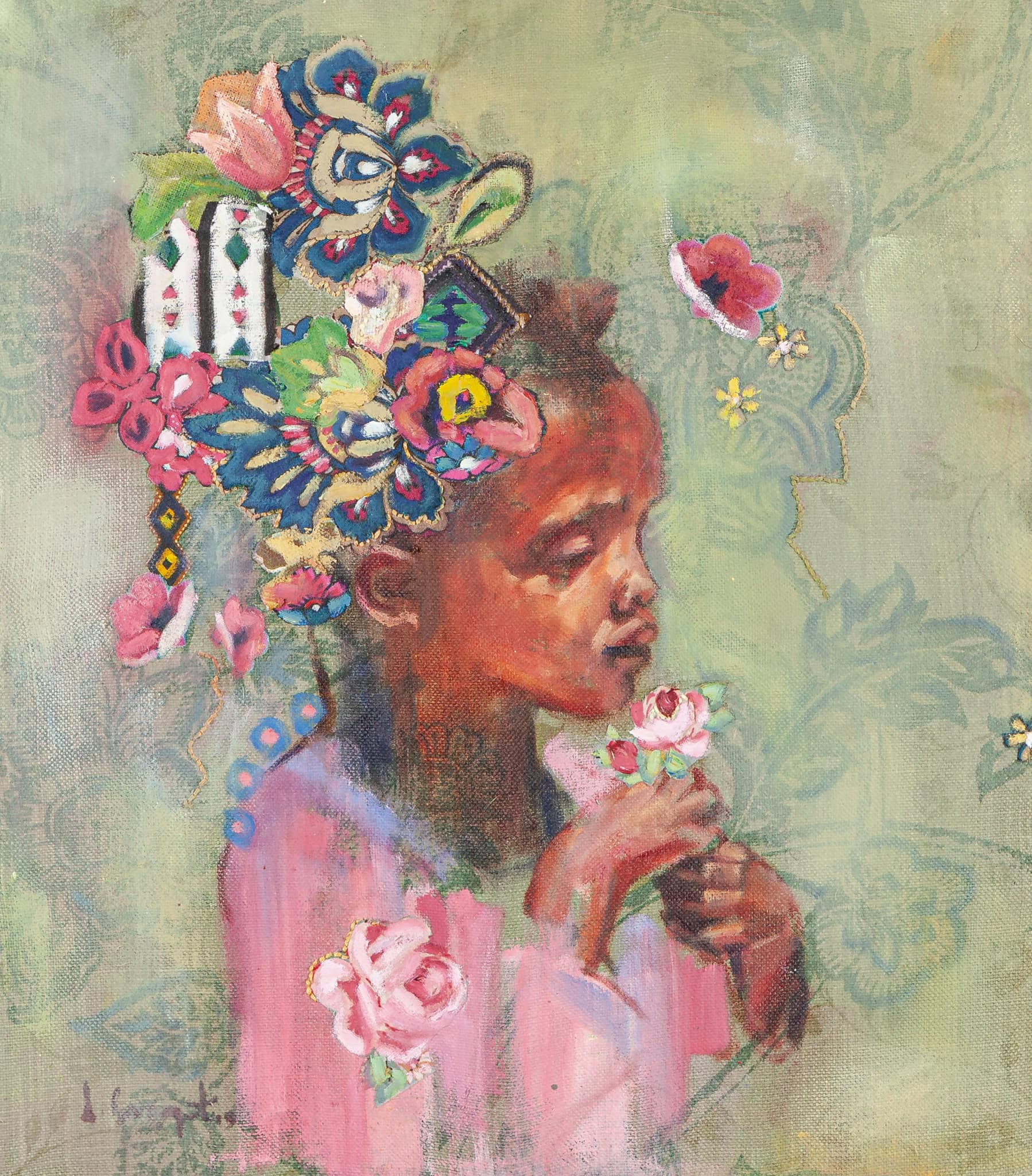 Flowers in her Hair