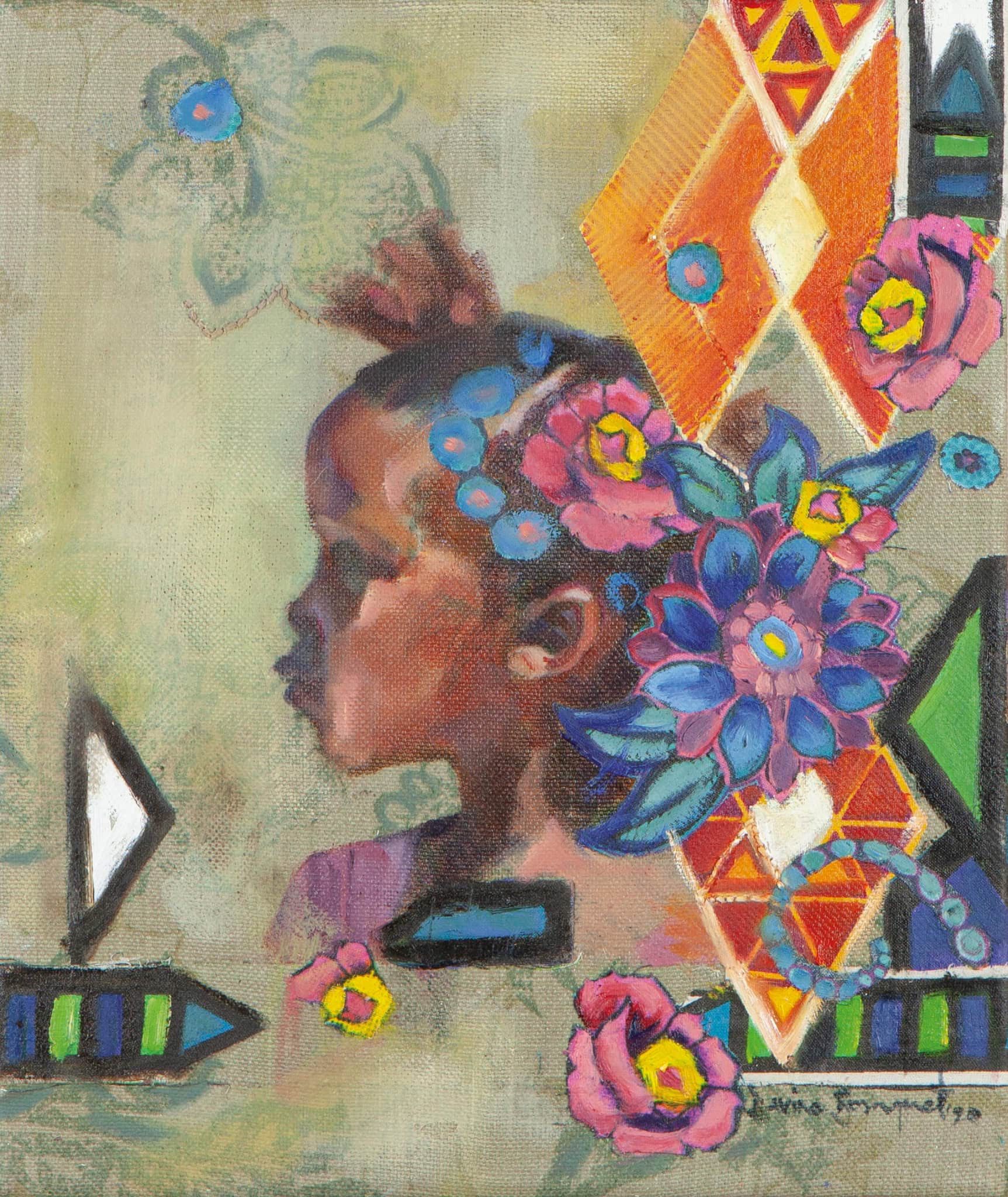 Flowers in her Hair II