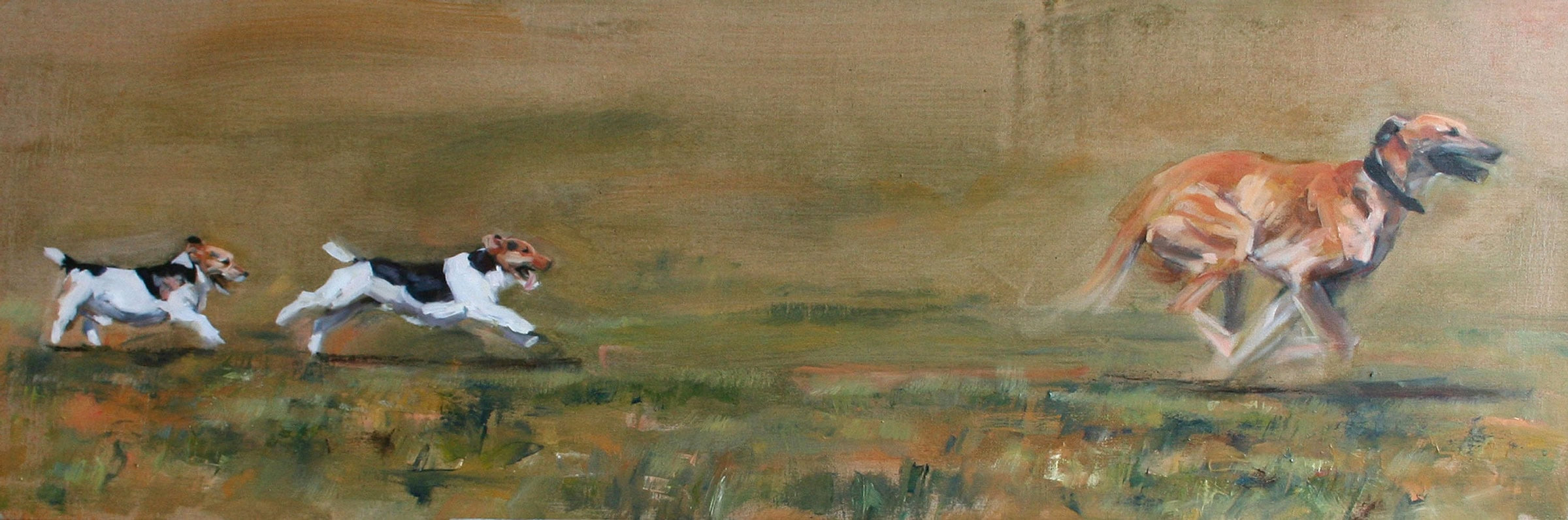 Fun Run, Dog Portrait by Davina Bosanquet