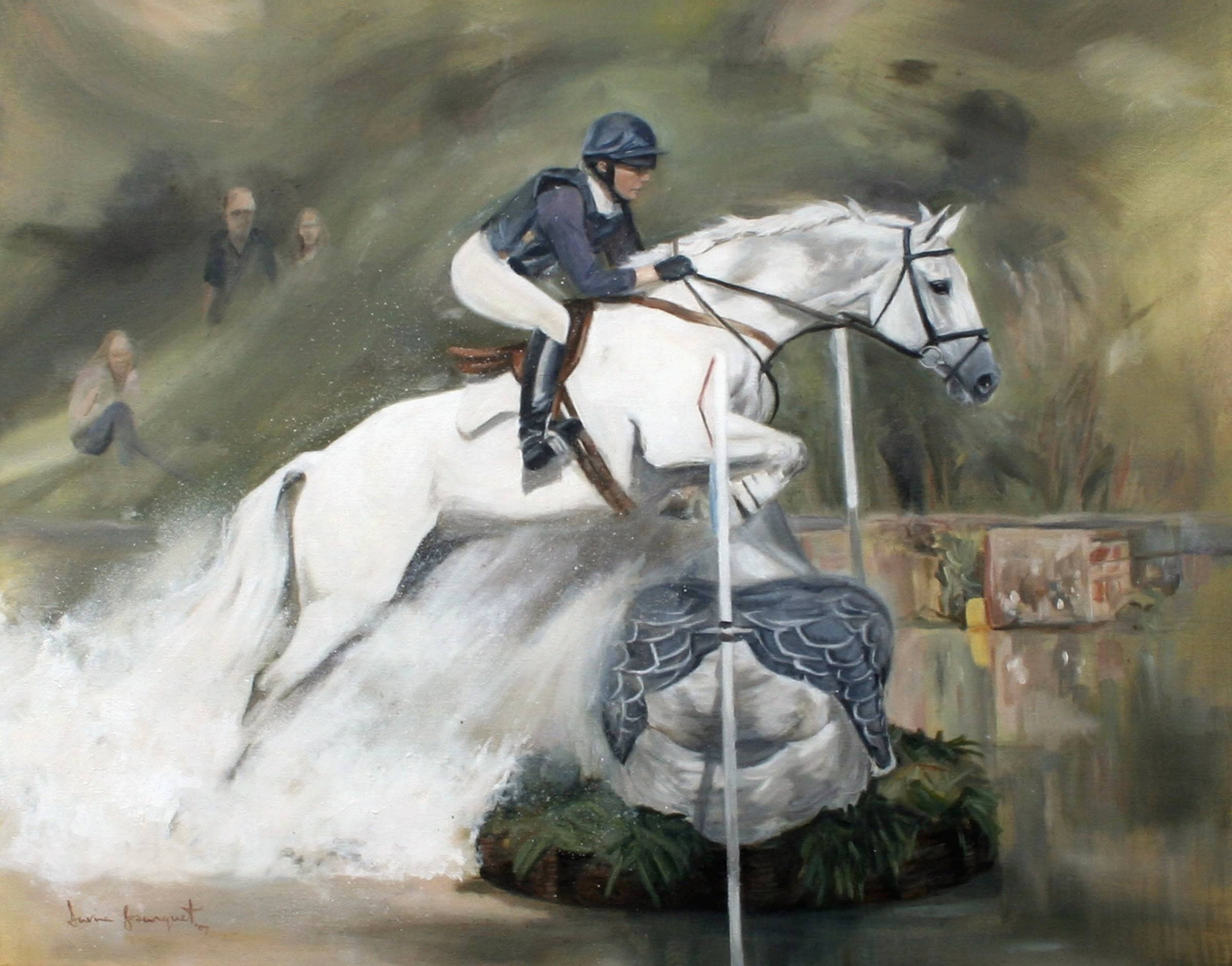 Ginger, Horse Portrait by Davina Bosanquet