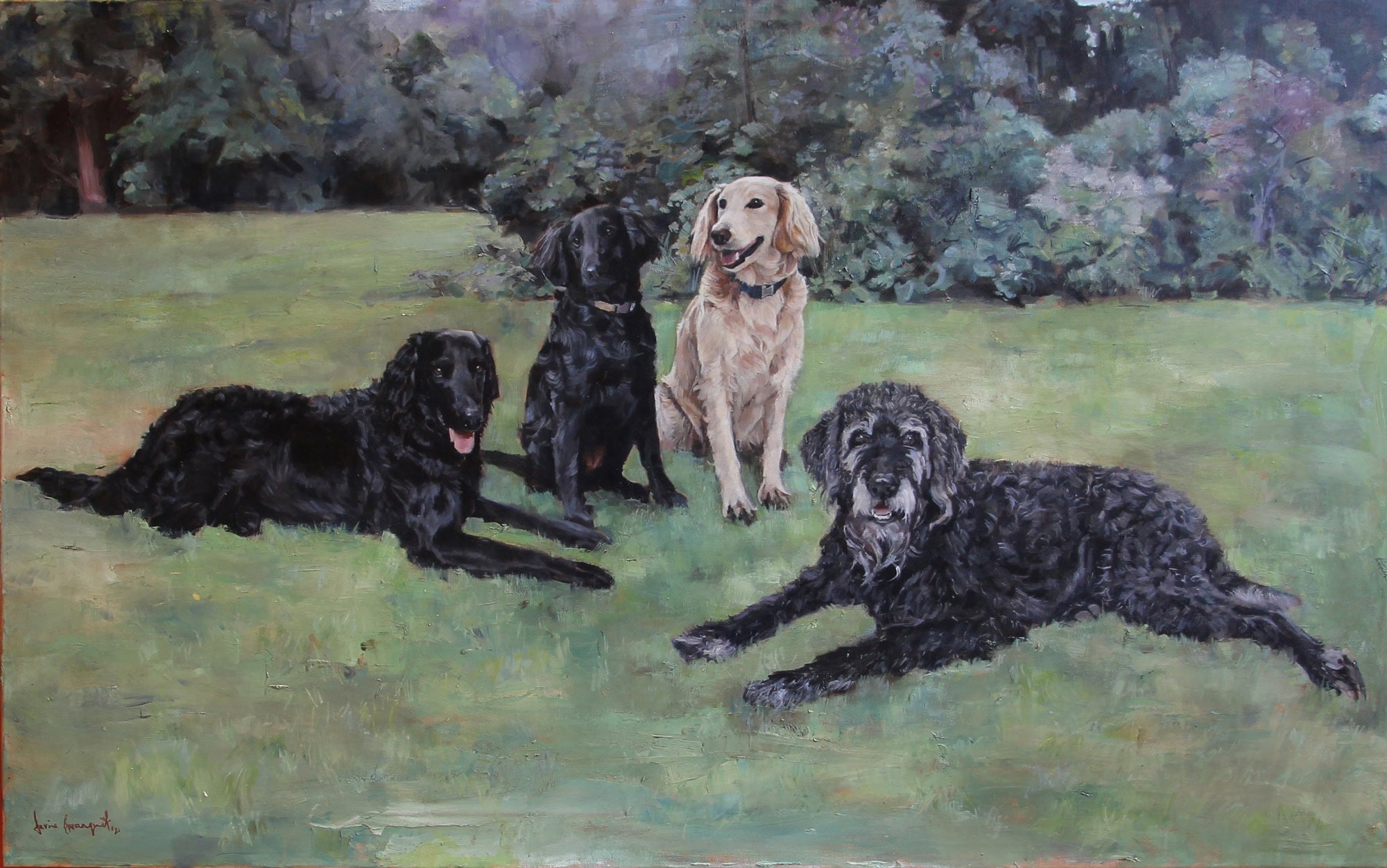 Dog Portrait by Davina Bosanquet