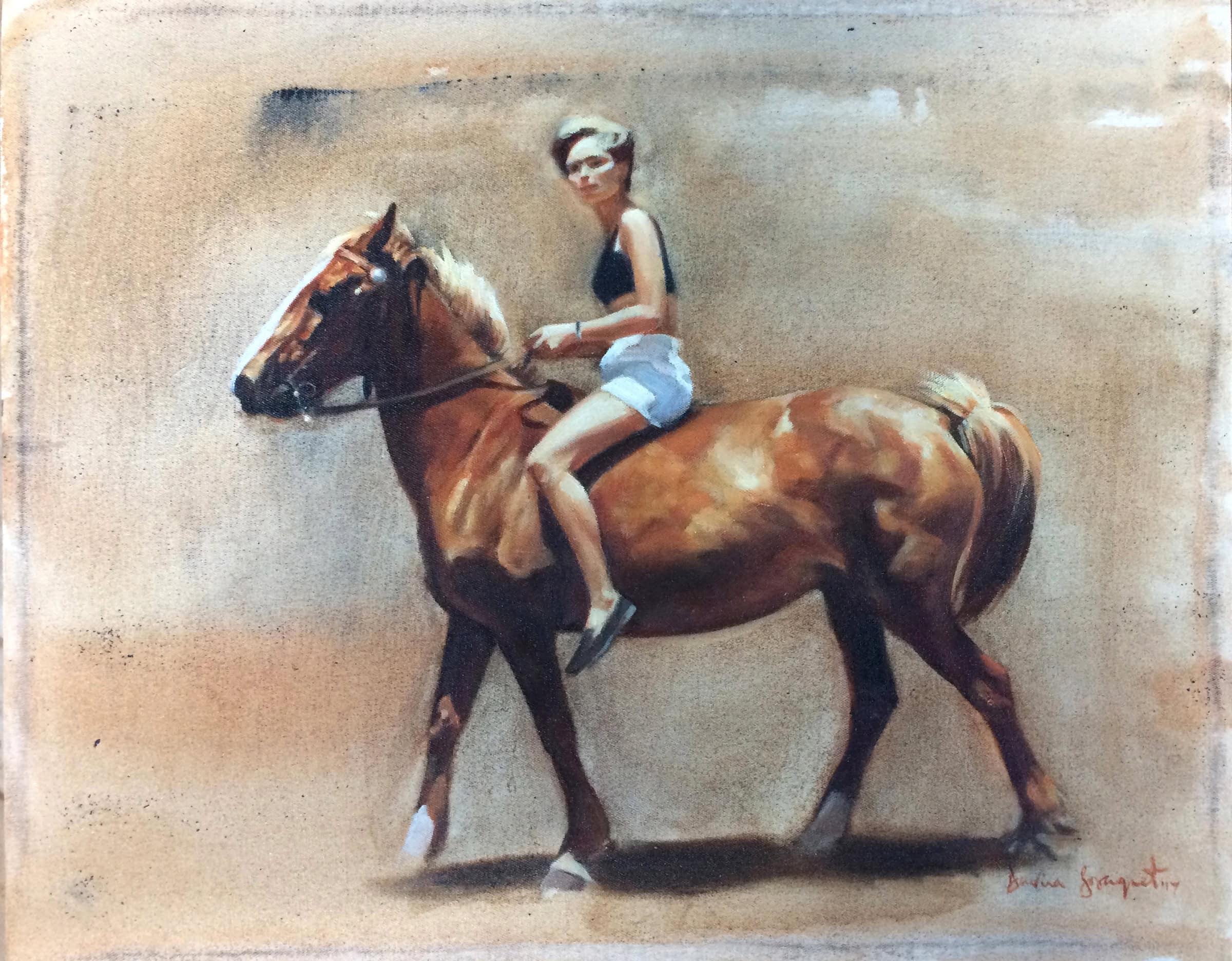 Michelle, Horse Portrait by Davina Bosanquet