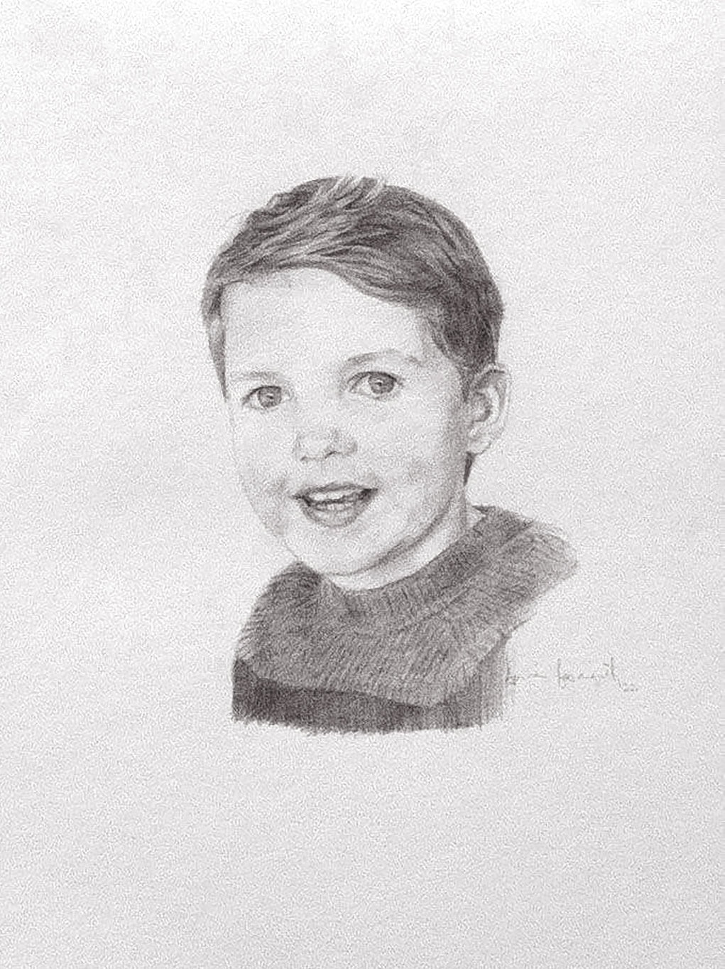 Oscar, Portrait by Davina Bosanquet