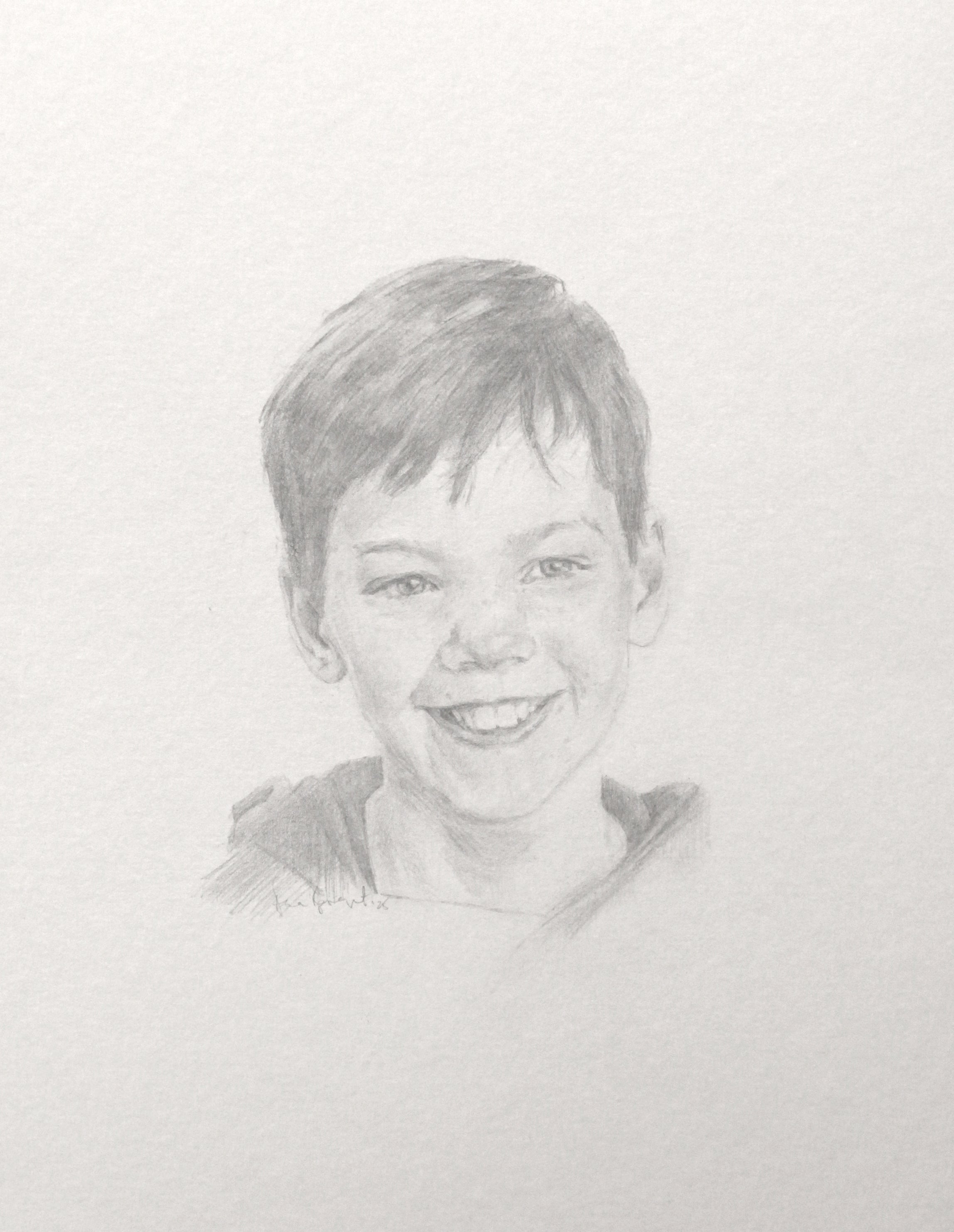 Tom, Portrait by Davina Bosanquet