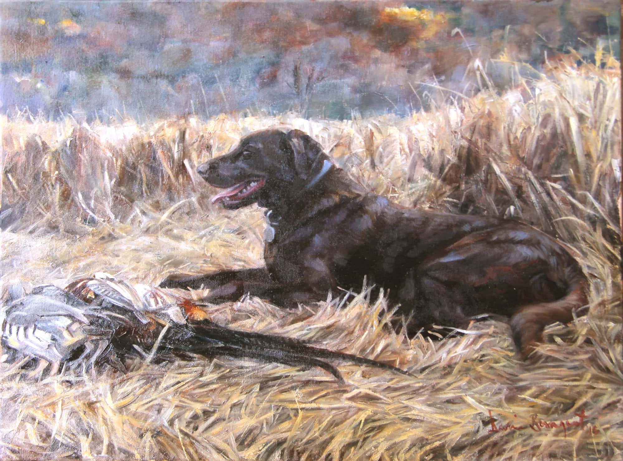 Nivea, Dog Portrait by Davina Bosanquet