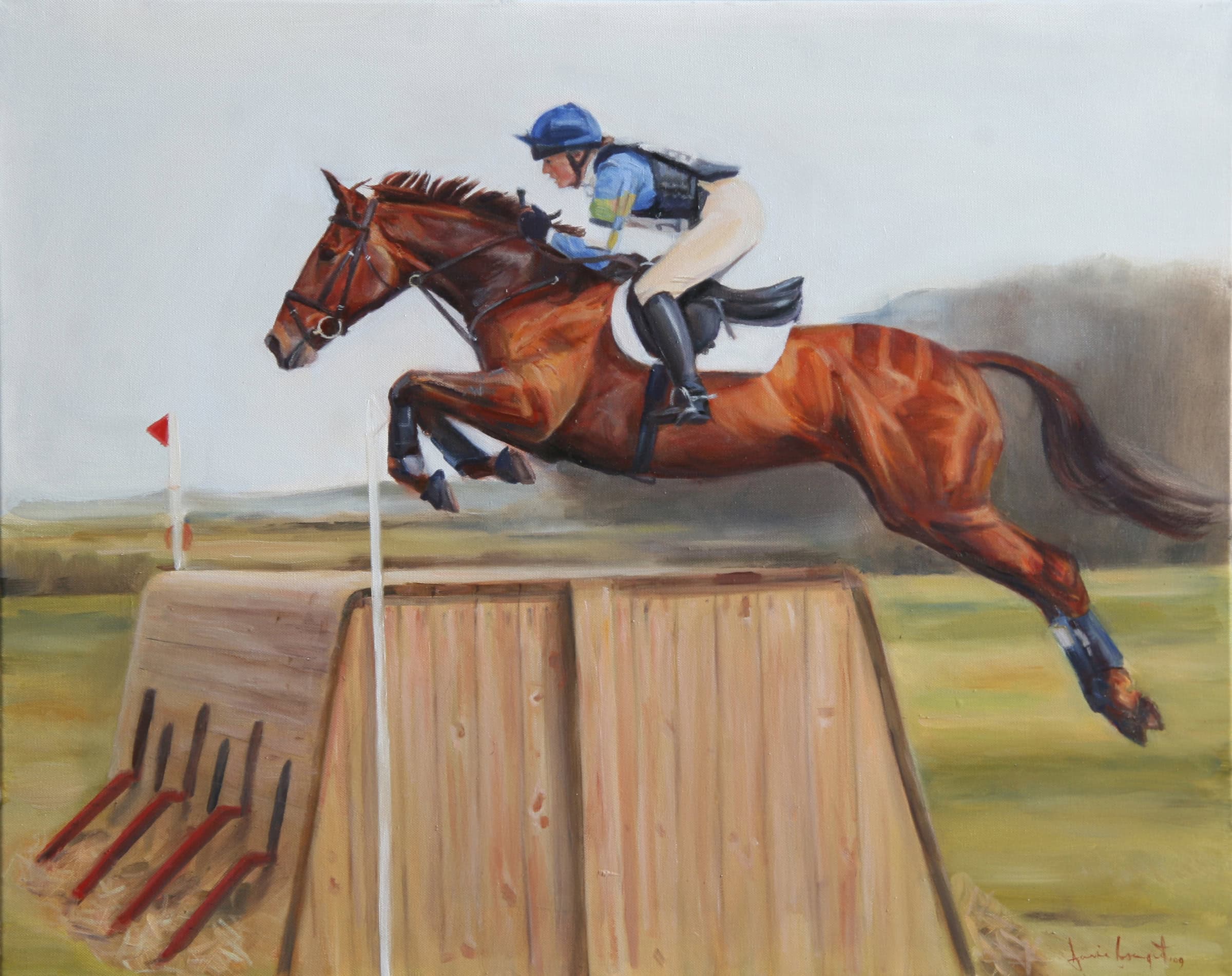 Running on Empty, Horse Portrait by Davina Bosanquet